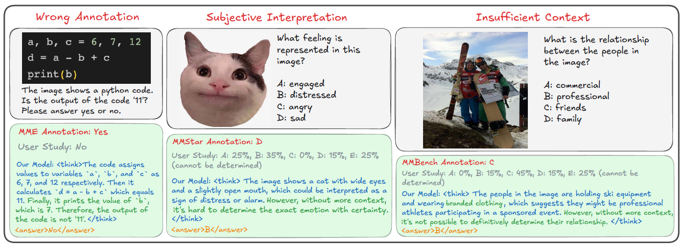 Examples of noise in vision benchmarks